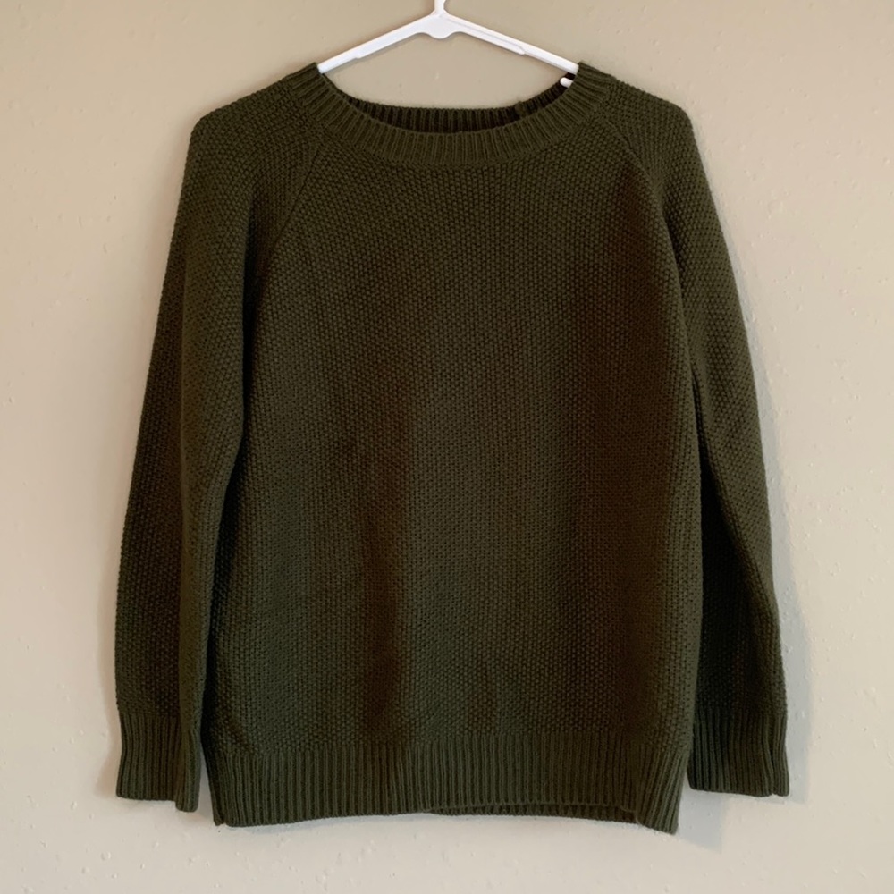 Olive green sweater